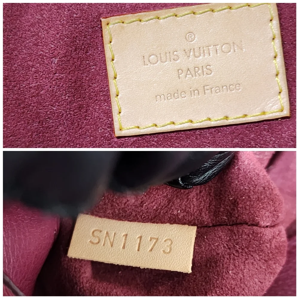 LOUIS VUITTON Monogram Canvas Pallas Bag Brown